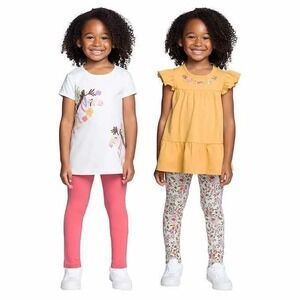 Kids Headquarters Kids' 4-Piece Unicorn and Floral‎ Pattern Set Size 3T
